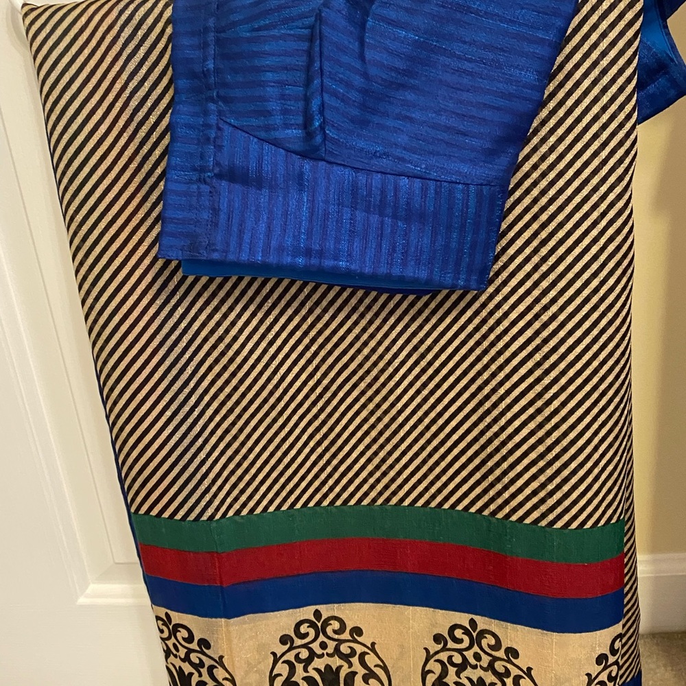 Indian outfit: Saree with matching blouse